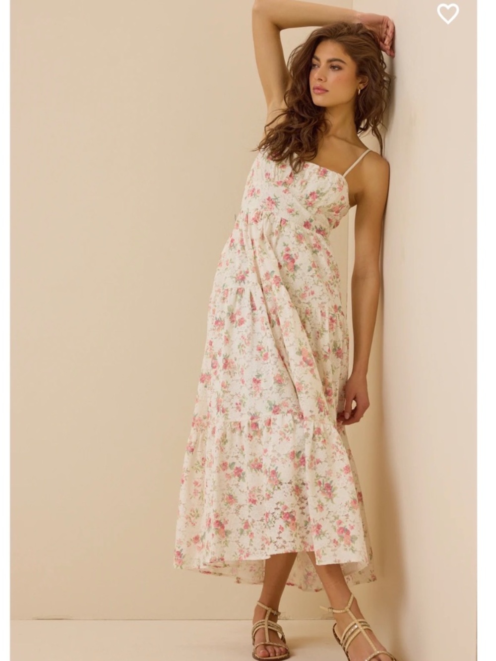 NWT ALTAR’D STATE FLORAL LACE MAXI DRESS XS - Picture 3 of 5
